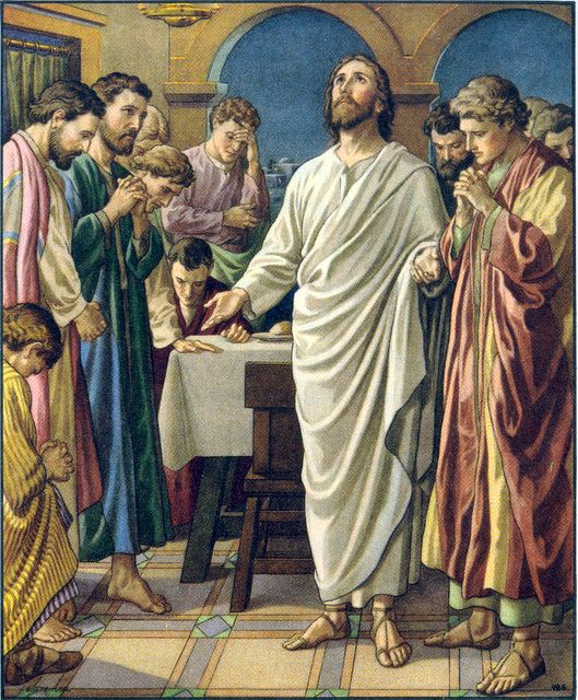 Jesus prays for his disples